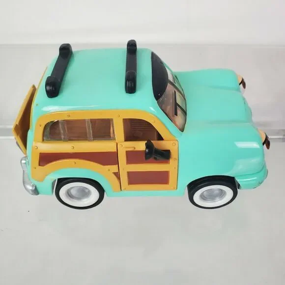 Vintage 1999 The Chevron Cars‎ Woody Wagon Blue No 16 Toy