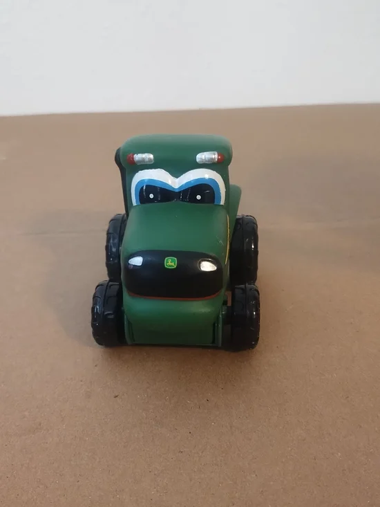 Ertl John Deere Toy Tractor (Soft Plastic) green and yellow very good condition