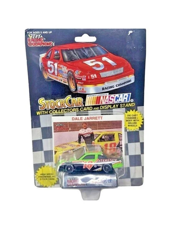 Vintage Die Cast Racing Champions Dale Jarrett #18 Interstate Batteries Stock Ca