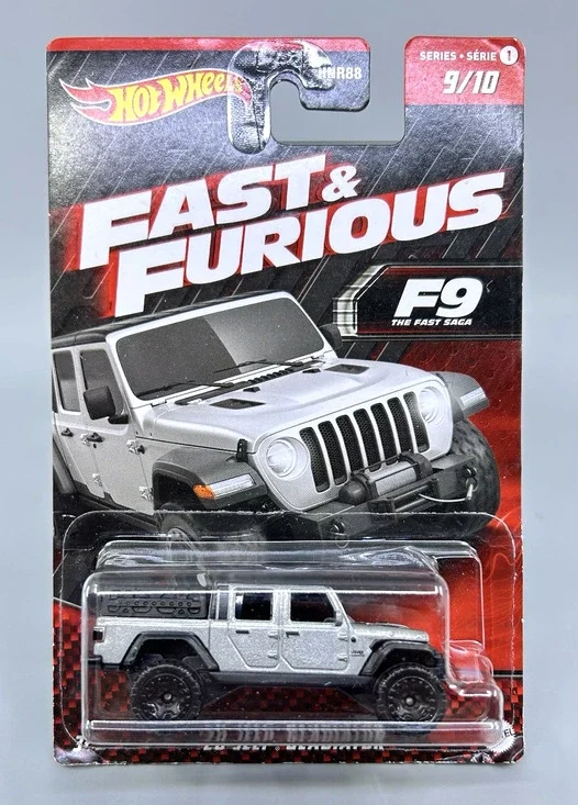 Hot Wheels '20 JEEP Gladiator Fast & Furious F9 Silver 9/10 Diecast 1:64 Mattel