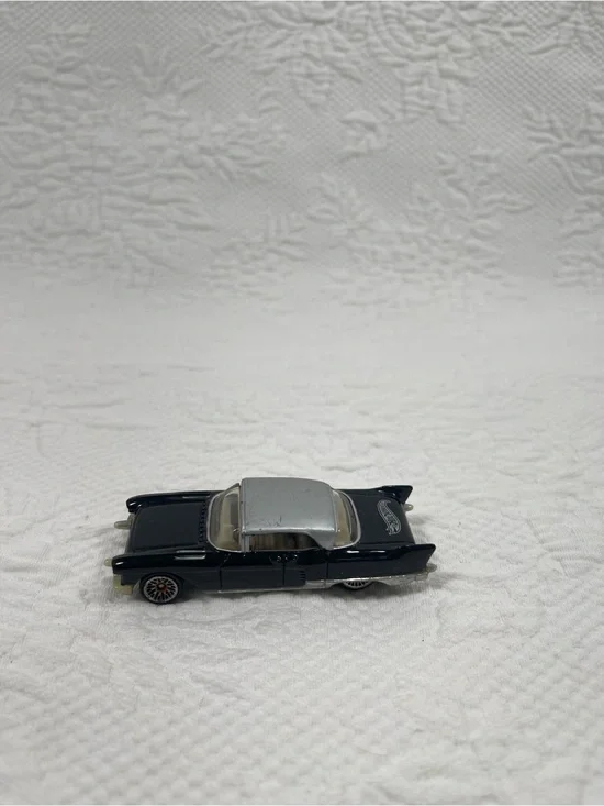 Die-Cast Black & Silver Classic Toy Car for Kids