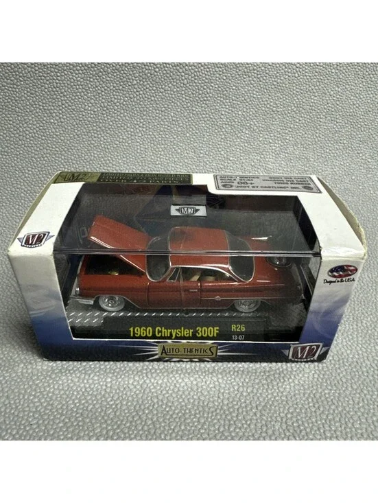 M2 Machines Auto-thentics 1960 Chrysler 300F Red Car 1/64 Limited To 5000 R26