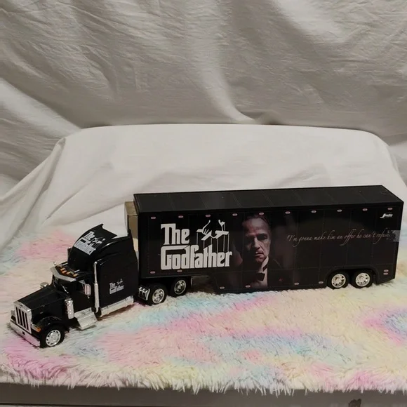 (X-88) The Godfather Jada Vintage Tractor & Trailer Peterbilt Truck