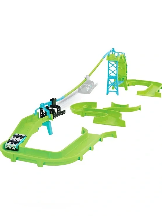 WowWee Power Treads Hyperdrive Zipline Car Set – Race Track Playset