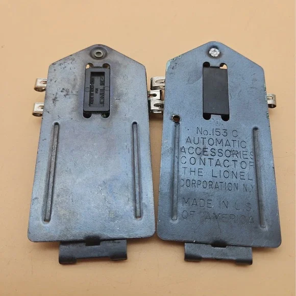 Lot of 2 Vintage Lionel Postwar 153C Contactors Automatic Accessories
