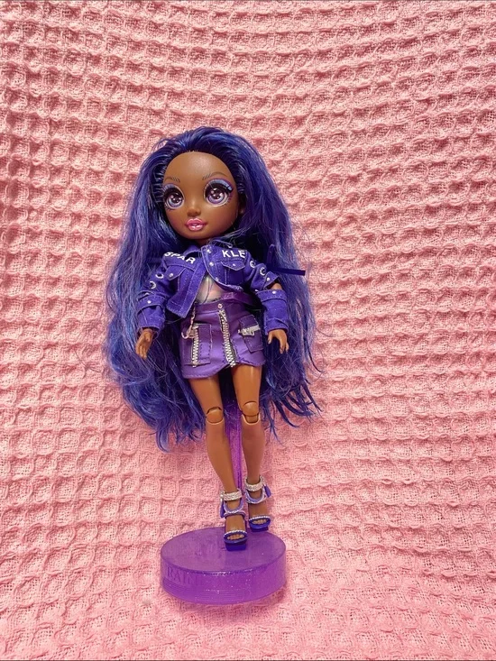 Rainbow High -  Krystal Bailey Doll with Long Purple Hair
