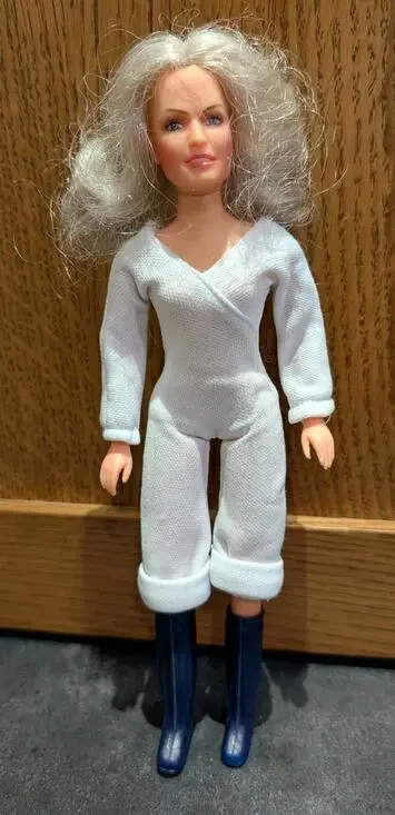 Vintage Hasbro Charlie's Angels Jill Farrah Fawcett Doll Figure 1977 w Jumpsuit