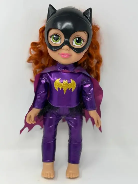 Jakks Pacific DC Super Hero Girls Batgirl Toddler Doll Purple Suit Black Mask