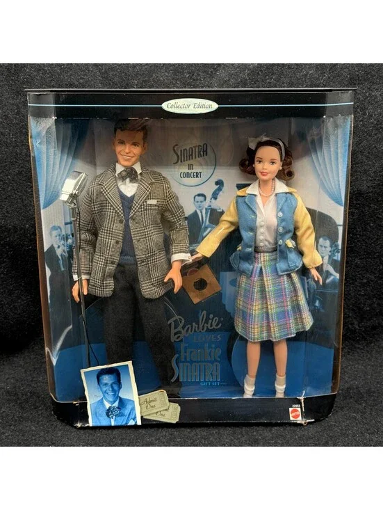 Barbie Loves Frank Sinatra Collectors Edition Doll Gift Set 1999 Mattel #22953
