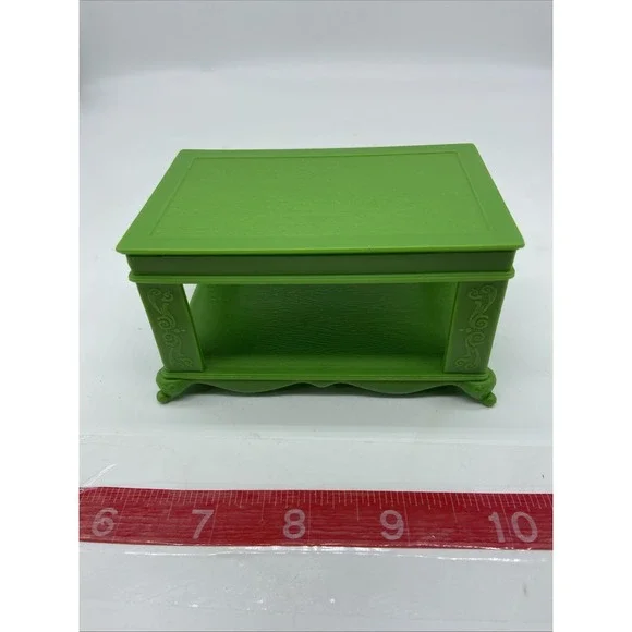 My Scene Chelsea Style Green Coffee Table For Barbie House