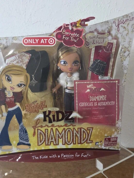 2006 MGA Bratz Kidz Forever Diamondz Yasmin Doll Target Exclusive NIB