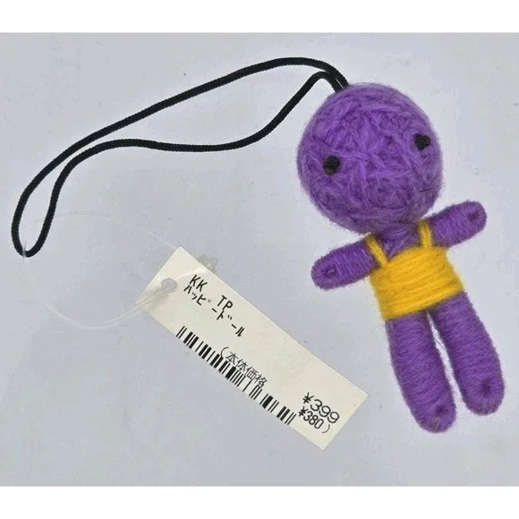 Purple With Yellow Shirt Watchover Voodoo Doll‎ New Tag In Japanese Without Box