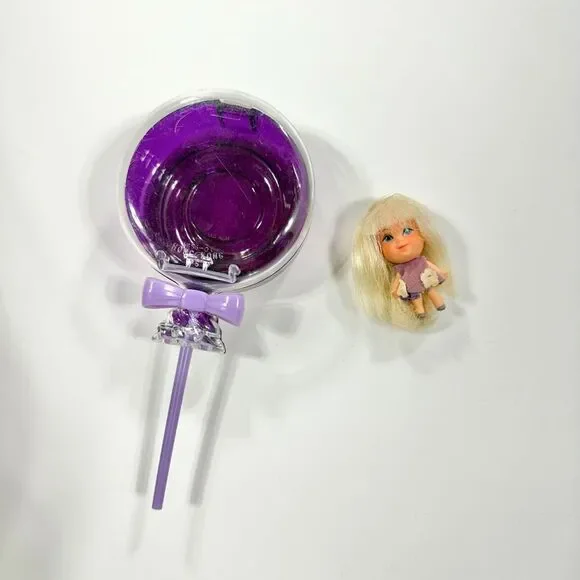 Vintage 1968 Kiddle Lollipops purple doll toy