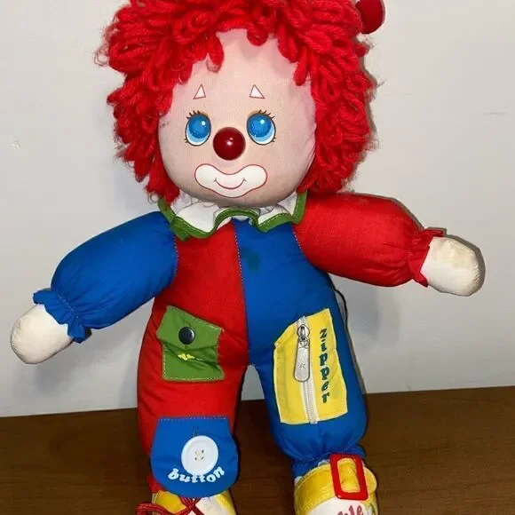 Vintage 1983 Tyco clown plush doll