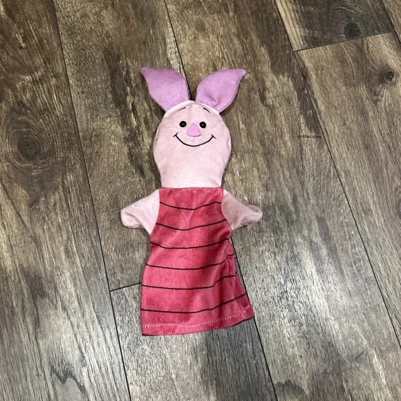 Disney Baby ~‎ Hand Puppet Winnie the Pooh Piglet ~ Melissa & Doug