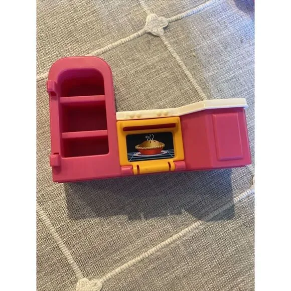 Fisher Price Loving Family My First Dollhouse Kitchen SINK STOVE FRIDGE NO DOOR