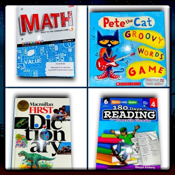 Kids Book bundle 4 books STEM