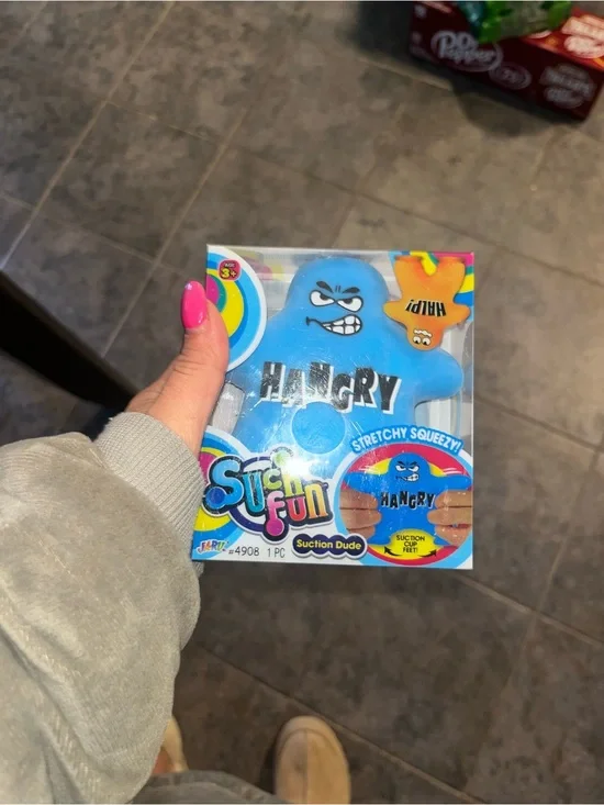 Stretchy Suction Dude Toy - Blue - FunSquish