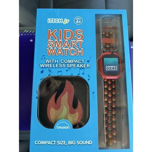 iTech Jr Kids Smart Watch w/ Compact‎ Wireless Speaker & Stem Learning 25 Games