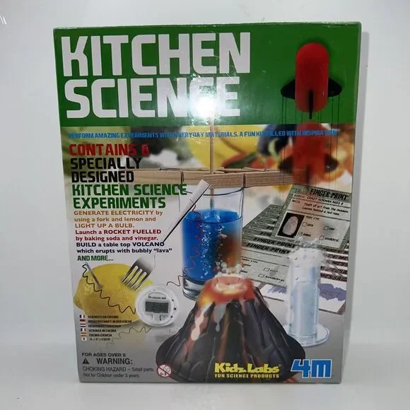 Kitchen Science‎ Kit Educational Toy Kidz Labs  6 Fun STEM Experiments