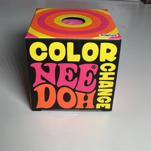 NEW!! NeeDoh Color Change Stress Reliever‎ Squeeze Ball | Schylling | Pink