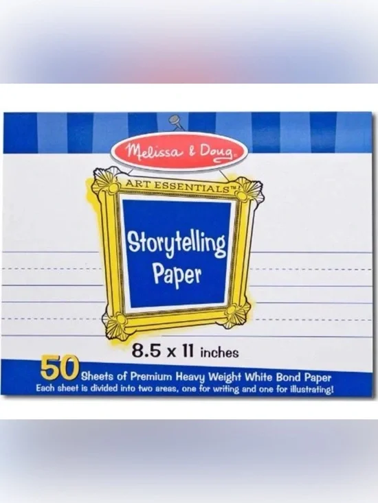 $5 Melissa & Doug White Storytelling Paper - 50 Sheets $5 WHEN BUNDLED WITH 3 OR