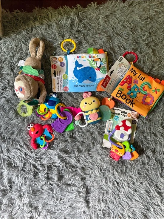 Baby Toys Teething & Learning Toy Set - Colorful