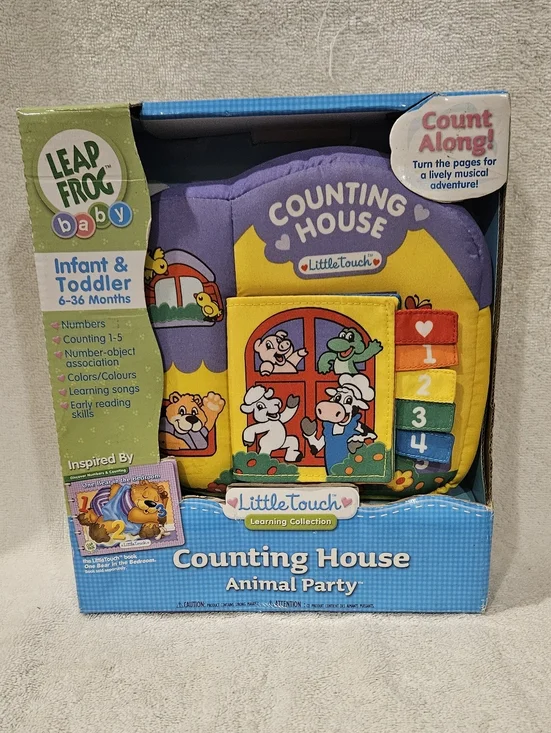 LEAP FROG LITTLE TOUCH LEARNING COUNTING HOUSE - RARE