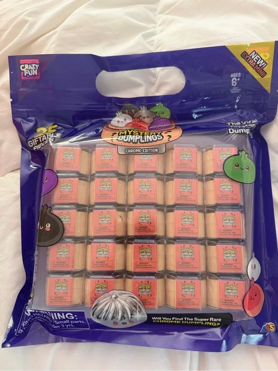 NEW Mystery Dumplings Chrome Edition Blind Box Toy Pack