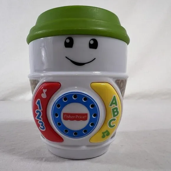 Fisher Price - Laugh and Learn - On The Glow Coffee Cup - Lights Music Sounds