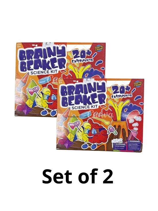 Brainy Beaker Science Kit for Kids 21 Experiments Science Kit Gift Age 6-8 Set 2