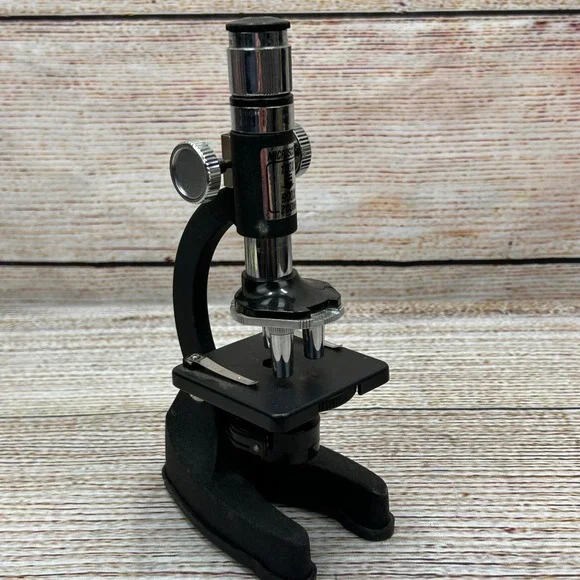 Edu-Toys Student Microscope 100X-900X Zoom Black Silver‎ STEM Education Toy