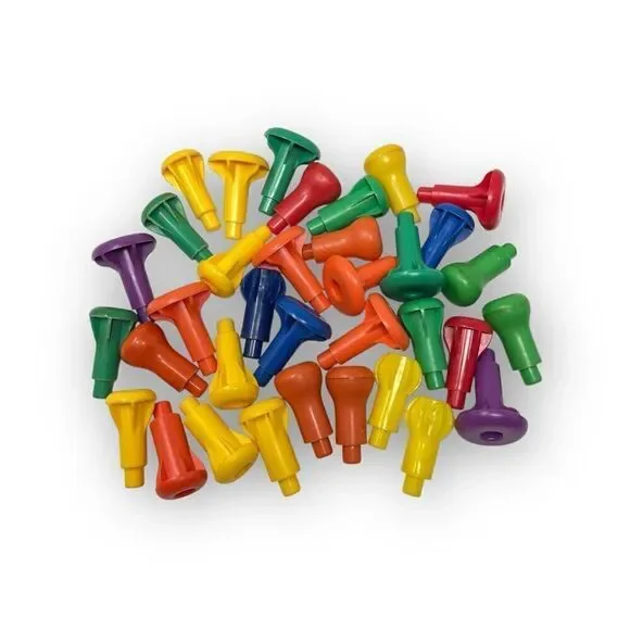 Pegs Stacking Montessori Colorful Counting Math Manipulatives Plastic Lot of 35