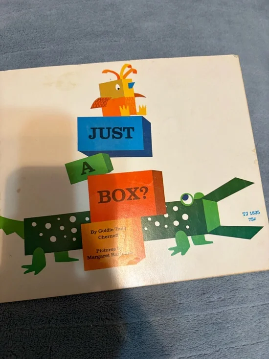 Just a Box? Kids Picture Book - Green, Blue, Orange