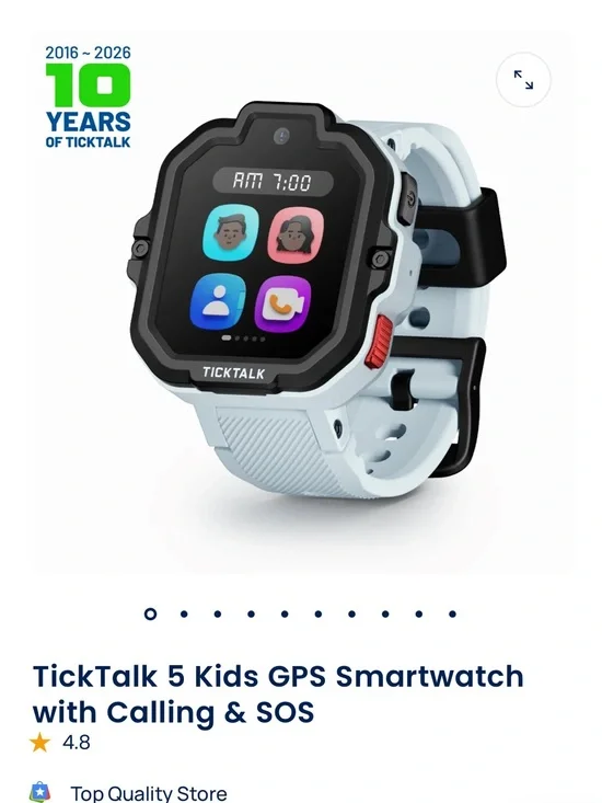 Kids GPS Smartwatch in Light Blue — Calling & SOS