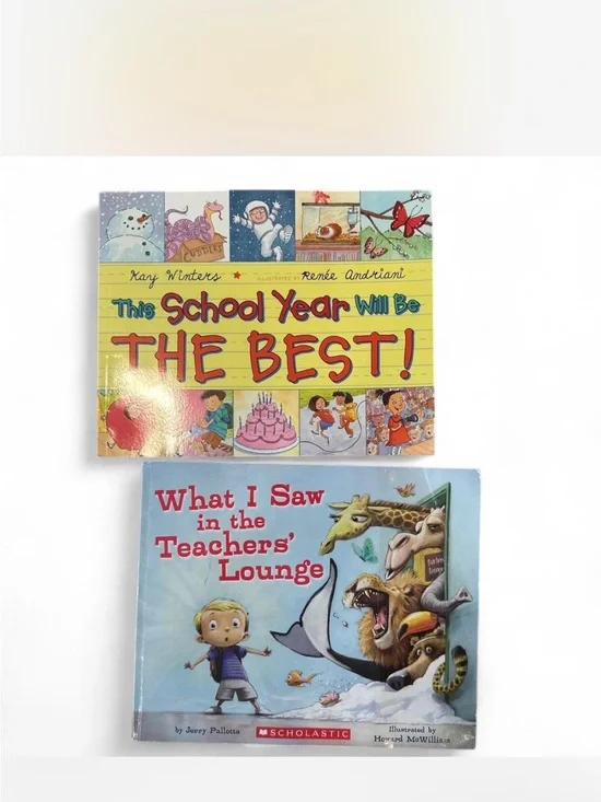 2 Book Bundle! School Themed - Kids Picture Books