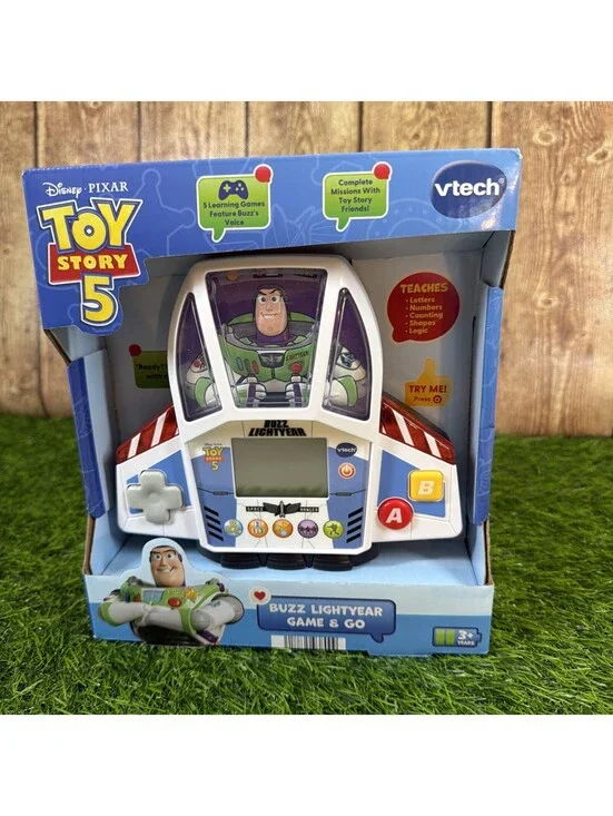 VTech TOY STORY 5 BUZZ LIGHTYEAR Game & Go Interactive Learning Toy 3+ NEW