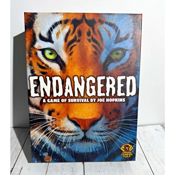Grand Gamers Guild Endangered Animals Board Game Coop 1P Ages 10+ 2021