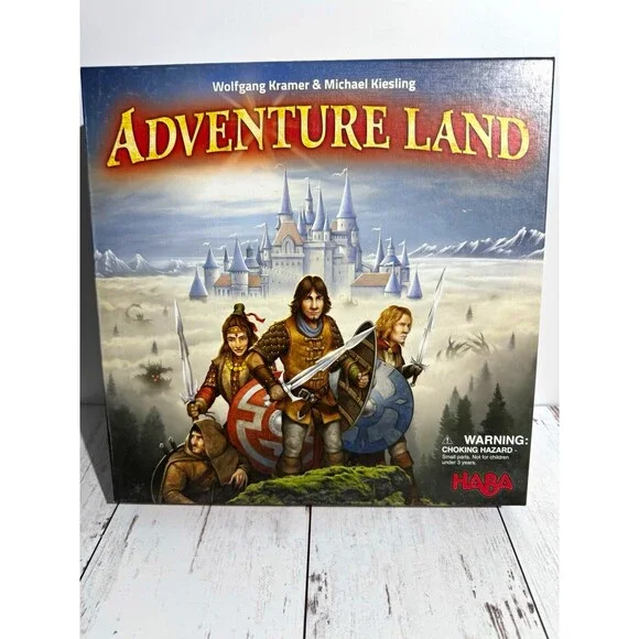 HABA Adventure Land Adventure Board Game Dice 2P Ages 17+ Complete Game