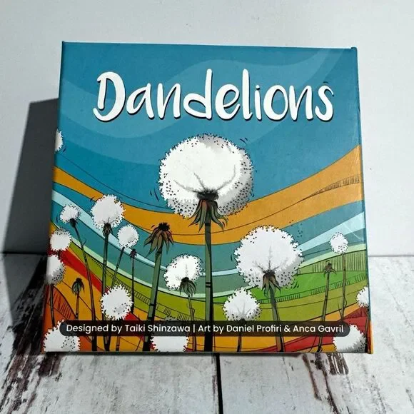 Let's All Play Dandelions Dice Game Nature 2P Ages 7+ 1 Minute to Teach