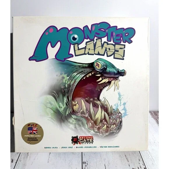 Second Gate Games Monster Lands Fantasy Board Game 1P Ages 12+ 2018 Award
