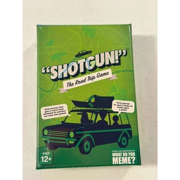 Shotgun! The Road Trip Game by What Do You Meme? Travel Game Car Vacation NEW