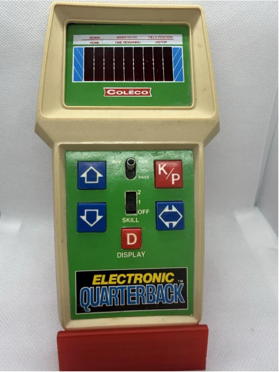 1978 COLECO FOOTBALL vintage handheld electronic game No Battery Cover
