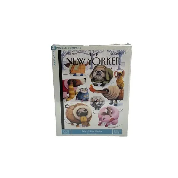 New York Jigsaw Puzzle Company Baby It’s Cold Outside 1000 Piece By Ana Juan New