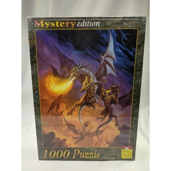Spiel‎ Spass Mystery Edition Drachen Jigsaw Puzzle 1000 Pcs
