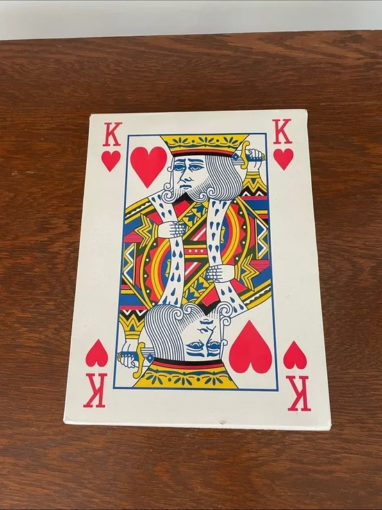 Mega jumbo playing cards like new