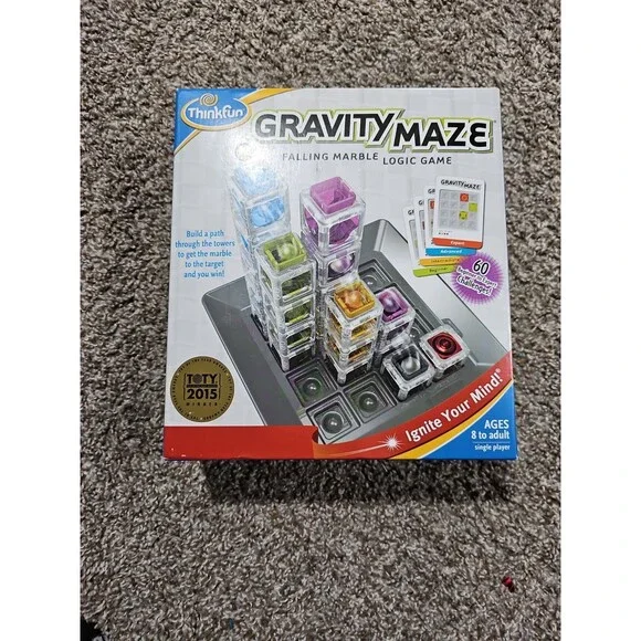 ThinkFun Gravity Maze Marble Run Logic Game STEM Toy Age 8+ Puzzle Thinking