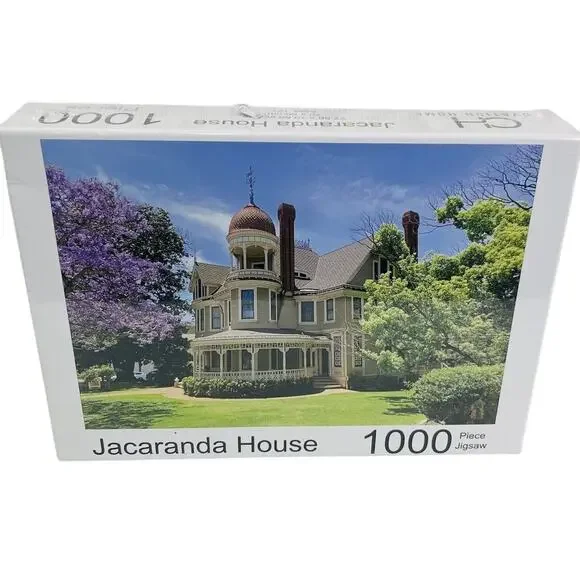Ovation Home 1000 Pieces Jacaranda House Jigsaw Puzzle 27.56 x1‎ 9.68