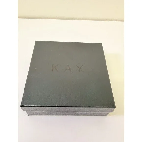 Kay Jewelers Empty Black Presentation Jewelry Box