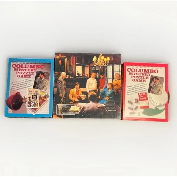 Vintage 1989 Columbo Mystery Jigsaw Puzzle 